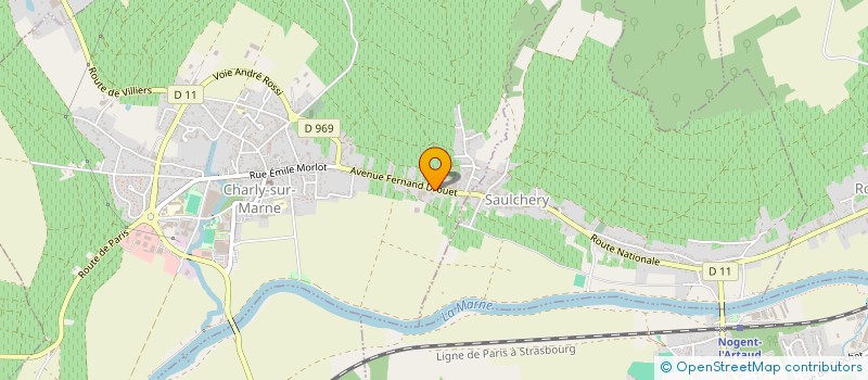 localisation de l'entreprise SEVBF à CHARLY-SUR-MARNE