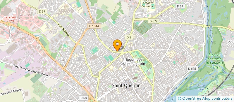 localisation de l'entreprise SEVCA à SAINT QUENTIN