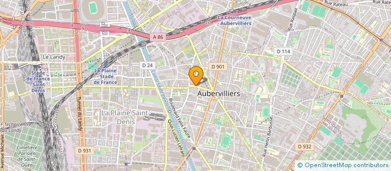 localisation de l'entreprise SEVDA TEX  AUBERVILLIERS