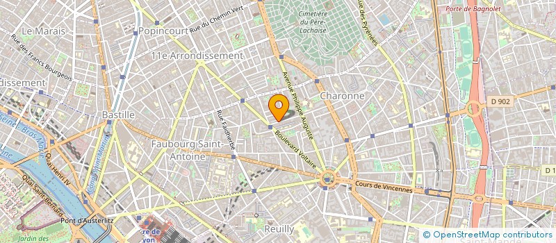 localisation de l'entreprise SEVE à PARIS