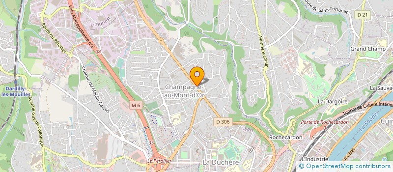 localisation de l'entreprise SEVE  CHAMPAGNE-AU-MONT-D'OR