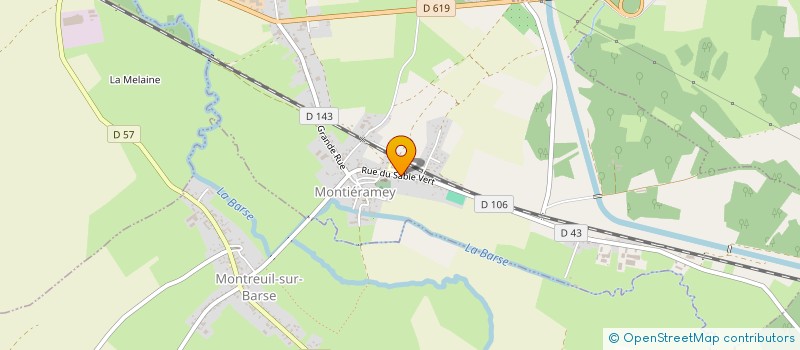 localisation de l'entreprise SEVE à MONTIERAMEY