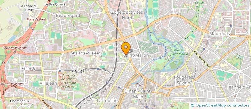 localisation de l'entreprise SEVE  RENNES