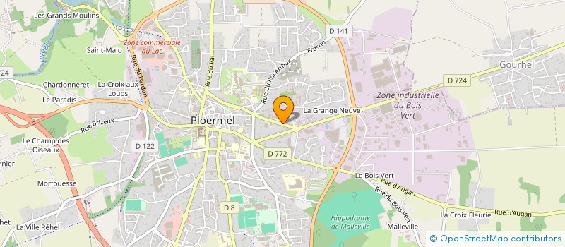 localisation de l'entreprise SEVE  PLOERMEL