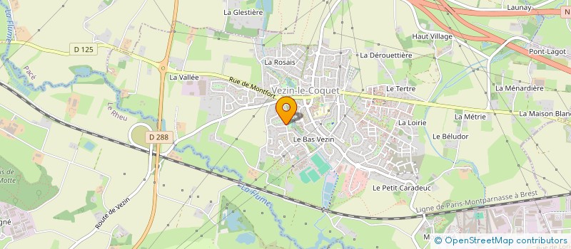 localisation de l'entreprise SEVE COORDINATION - BATI - CONSEIL à VEZIN-LE-COQUET