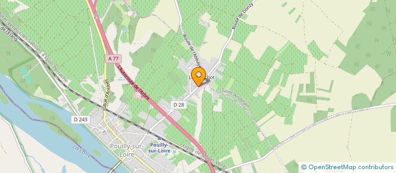 localisation de l'entreprise SEVE ET PIERRE  POUILLY-SUR-LOIRE