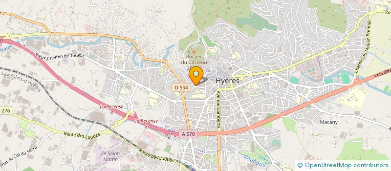 localisation de l'entreprise SEVE IMMOBILIER à HYERES