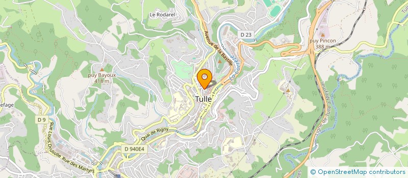 localisation de l'entreprise SEVE RELAIS LIMOUSIN ECOLE ET NATURE  TULLE