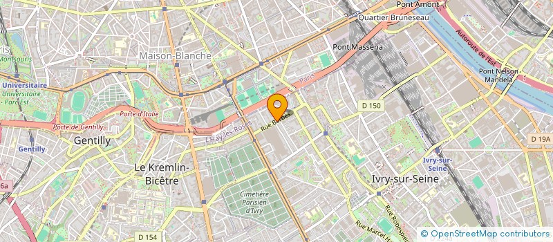 localisation de l'entreprise SEVE URBAINE  IVRY-SUR-SEINE