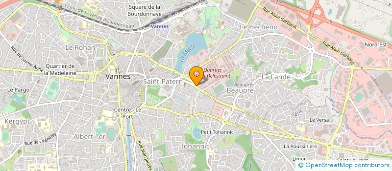 localisation de l'entreprise SEVEA à VANNES