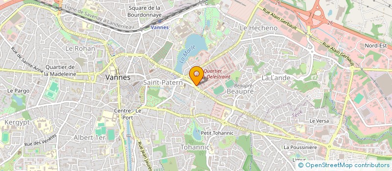 localisation de l'entreprise SEVEA INVEST 2 à VANNES