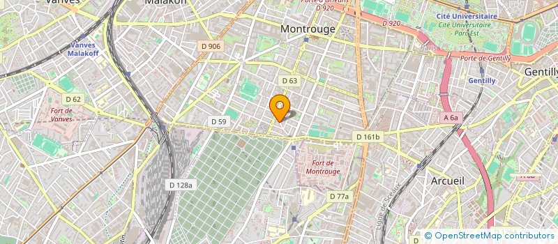 localisation de l'entreprise SEVECO S A R L à MONTROUGE