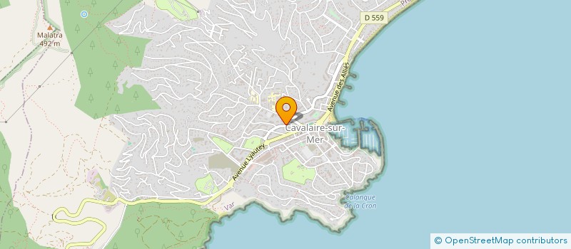 localisation de l'entreprise SEVED FORMATION à CAVALAIRE-SUR-MER