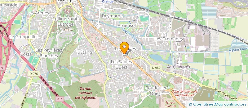 localisation de l'entreprise SEVEG FRANCE à ORANGE