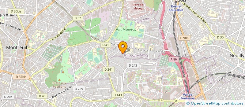 localisation de l'entreprise SEVEGRAND EXPLOITATION SAS à MONTREUIL