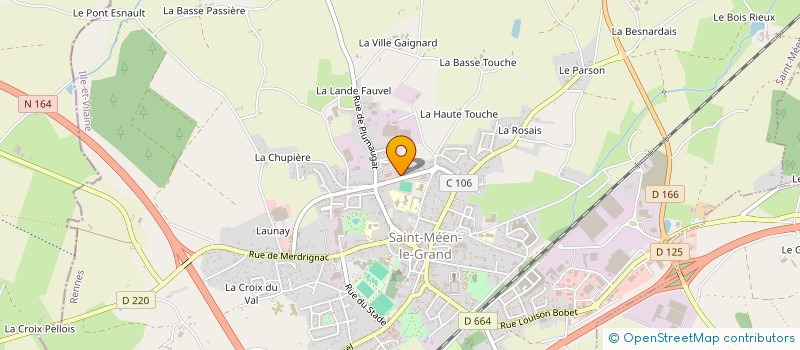 localisation de l'entreprise SEVEGRAND INVESTISSEMENT  SAINT-MEEN-LE-GRAND