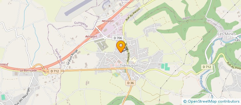 localisation de l'entreprise SEVEL à SAINT-BRIEUC
