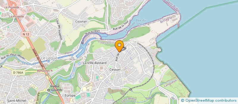 localisation de l'entreprise SEVEL ARMOR à SAINT-BRIEUC