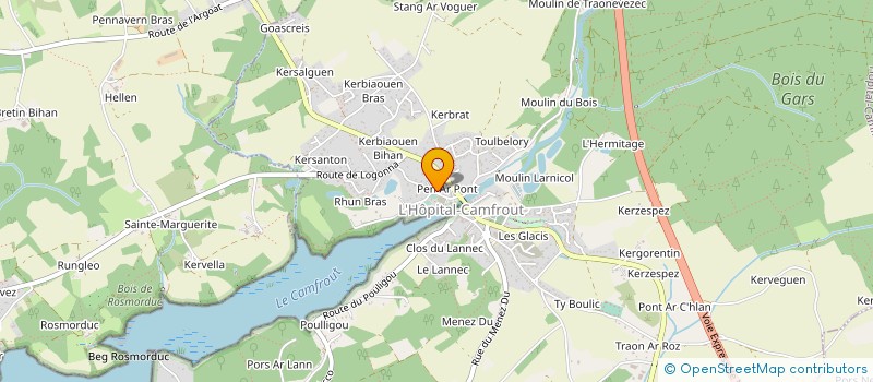 localisation de l'entreprise SEVEL IDEAS  HOPITAL-CAMFROUT