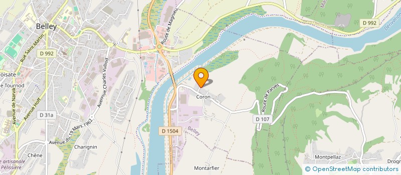 localisation de l'entreprise SEVEL SOLUTIONS  BELLEY