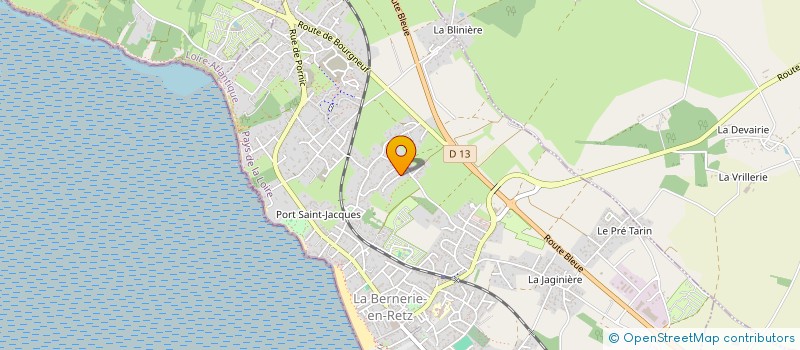 localisation de l'entreprise SEVEM MDB  LA BERNERIE-EN-RETZ