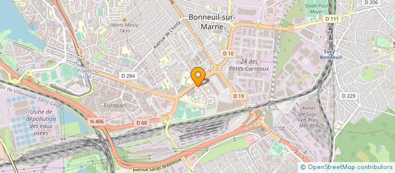 localisation de l'entreprise SEVEN à BONNEUIL-SUR-MARNE