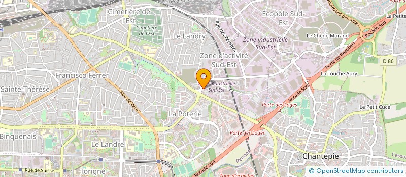 localisation de l'entreprise SEVEN à RENNES