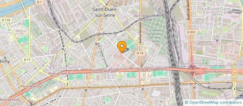 localisation de l'entreprise SEVEN à SAINT-OUEN-SUR-SEINE