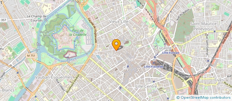 localisation de l'entreprise SEVEN à LILLE