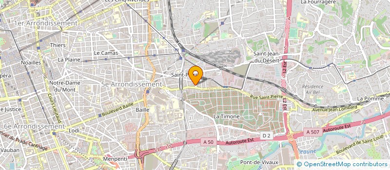 localisation de l'entreprise SEVEN à MARSEILLE