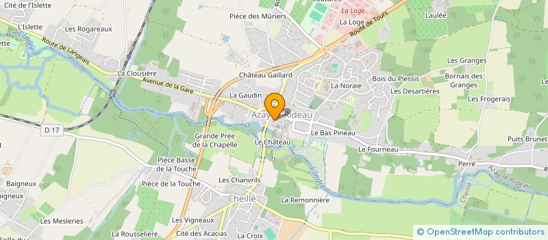 localisation de l'entreprise SEVEN à AZAY-LE-RIDEAU