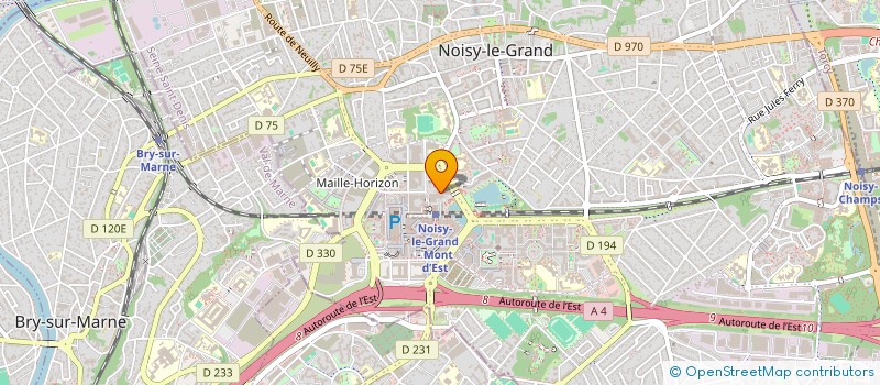 localisation de l'entreprise SEVEN 7  NOISY-LE-GRAND