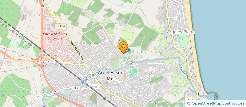localisation de l'entreprise SEVEN à ARGELES-SUR-MER