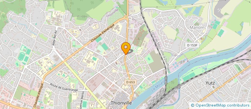 localisation de l'entreprise SEVEN  THIONVILLE