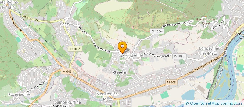 localisation de l'entreprise SEVEN  SCY-CHAZELLES