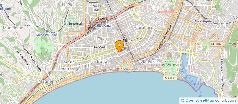 localisation de l'entreprise SEVEN à NICE