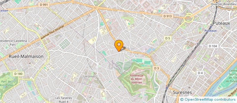 localisation de l'entreprise SEVEN  NANTERRE