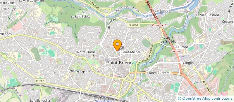 localisation de l'entreprise SEVEN à SAINT-BRIEUC