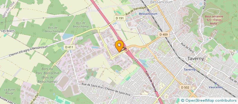 localisation de l'entreprise SEVEN ALTA  TAVERNY