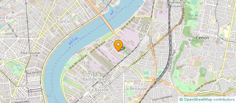 localisation de l'entreprise SEVEN AUDIO à BORDEAUX