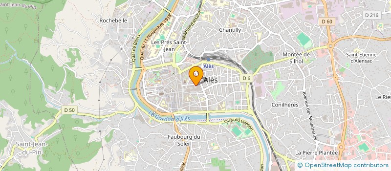 localisation de l'entreprise SEVEN AVENTURE  ALES