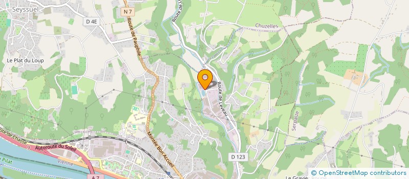 localisation de l'entreprise SEVEN AXE  VIENNE