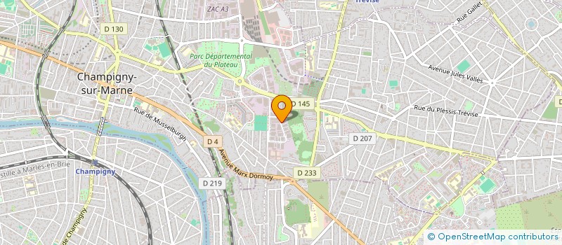 localisation de l'entreprise SEVEN-BAT à CHAMPIGNY-SUR-MARNE