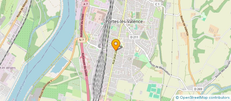 localisation de l'entreprise SEVEN CAPITAL INVEST  PORTES-LES-VALENCE