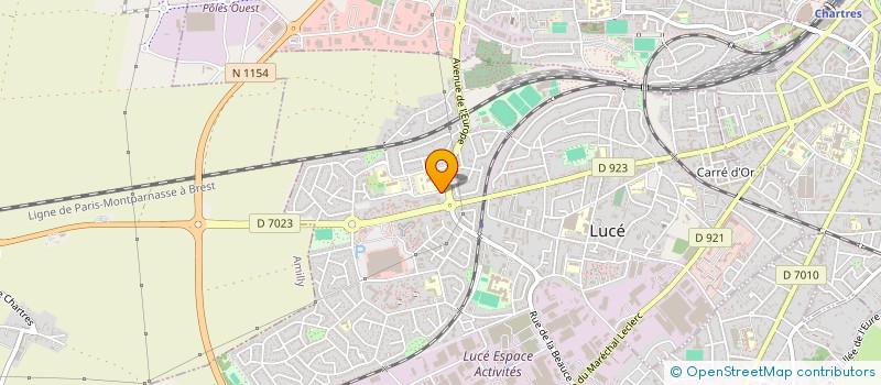 localisation de l'entreprise SEVEN CAR CONCEPT à LUCE