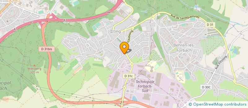 localisation de l'entreprise SEVEN CARS  TING