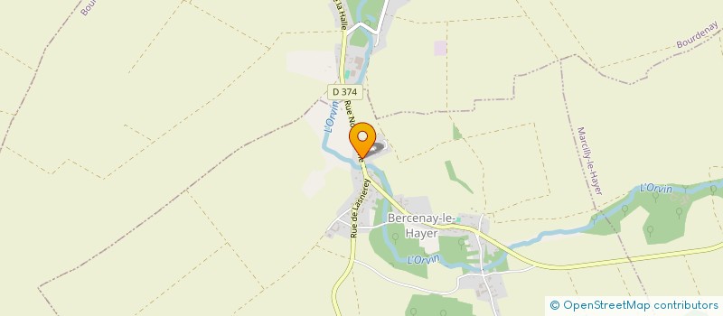 localisation de l'entreprise SEVEN CLEAN  BERCENAY-LE-HAYER