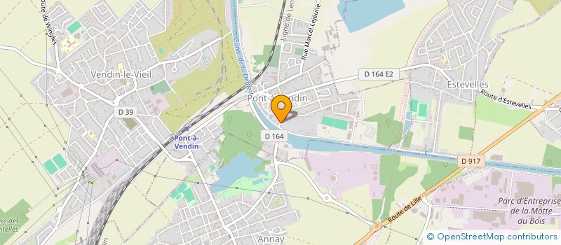 localisation de l'entreprise SEVEN D  PONT-A-VENDIN