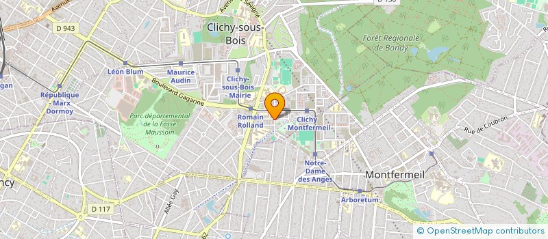localisation de l'entreprise SEVEN DRIVER à CLICHY-SOUS-BOIS