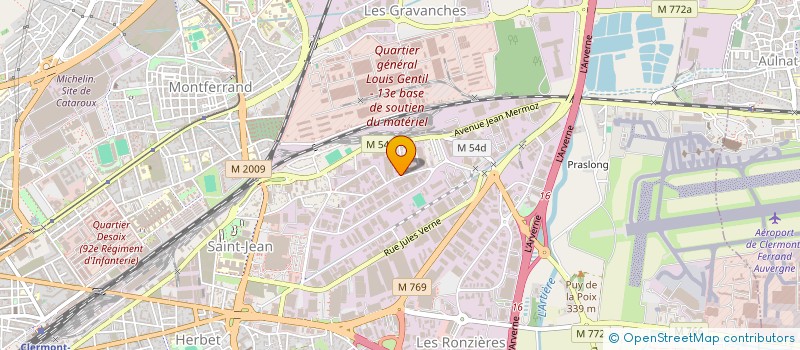 localisation de l'entreprise SEVEN HOLDING  CLERMONT-FERRAND